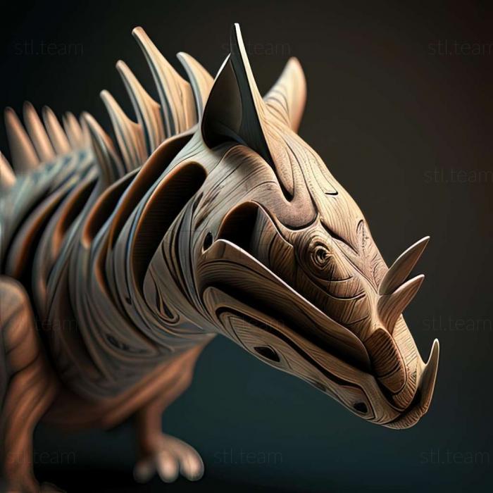 3D модель Hyaenodonta (STL)